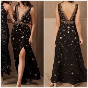 Anthropologie Bhldn Galva Black Dress 